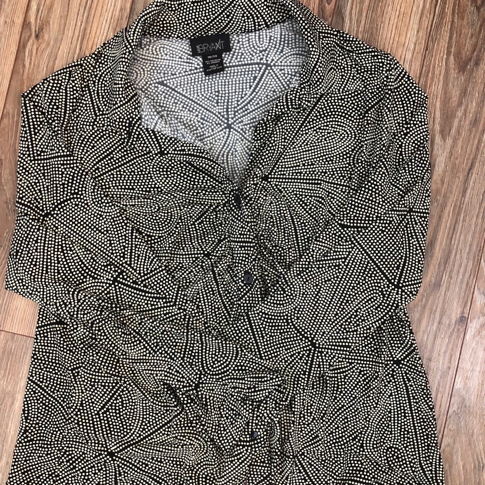 Lane Bryant Long Sleeve Button Up Blouse Sz 18/20